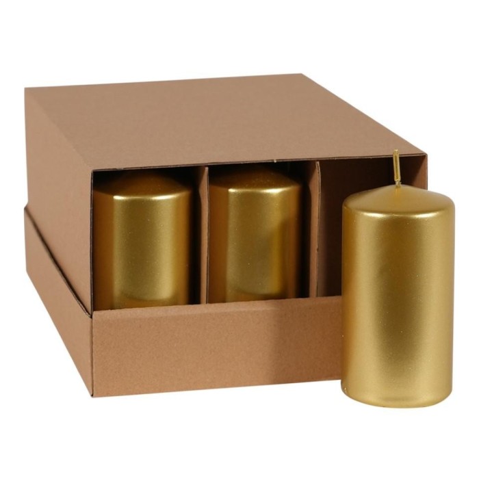 MOCCOLO METALLIZZATO H100XD60 MM. ORO